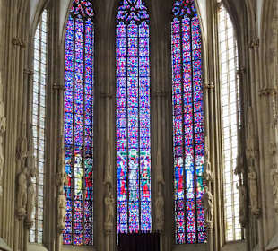 Fenster des Chores der Sankt Lambertikirche