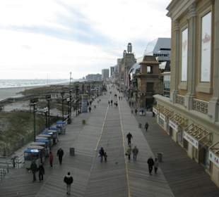 Der Boardwalk in Atlantic City