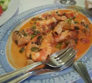 Taverna Restaurant "Le Gourmet" in Kandalou.  Familiengefürt