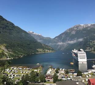 Landausflug in Geiranger 
