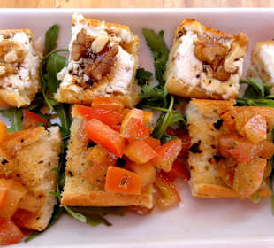 Bruschetta klassisch und mit Ziegenkäse