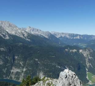 Blick vom Jenner zum Königssee und Watzmann