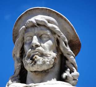 Das Denkmal für Walther von der Vogelweide