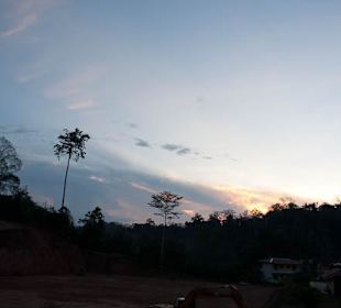 Zachód słońca nad Taman Negara