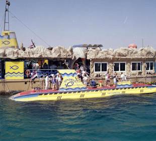 Sindbad U-Boot vor der Museumsplattform