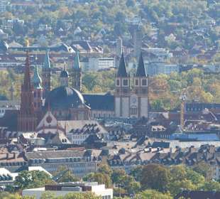 Blick vom Steinberg auf Würzburg