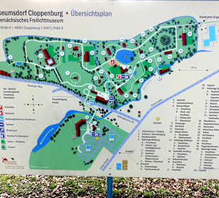 Plan des Museumsdorfes