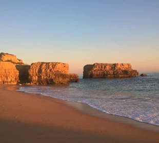Sonnenuntergang am Strand von Castelo
