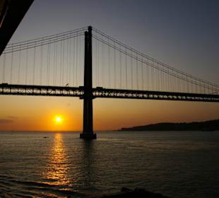 Sonnenaufgang in Lissabon