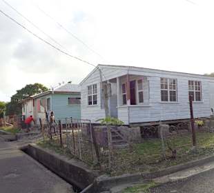 Häuser in den Bergen