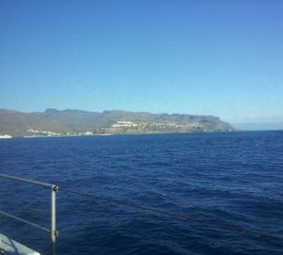 Blick von der Fähre nach La Gomera