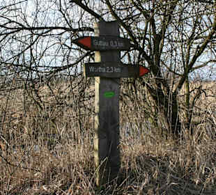Gut ausgeschilderte Wanderwege
