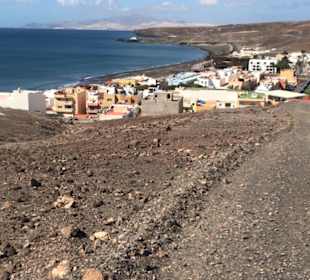 Hier wieder vom Berg in Richtung Ortschaft