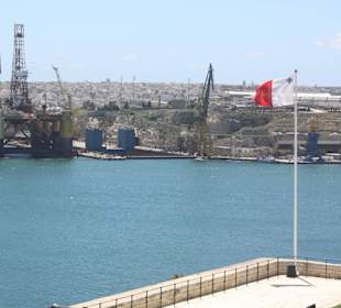 Blick vom Barrakka Gardens