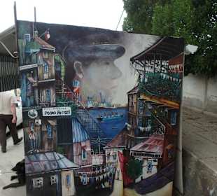 Straßenkunst - Typisch für Valparaíso