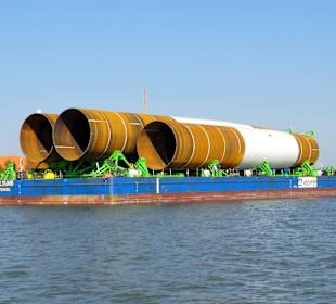 Röhren für Offshore-Windanlagen