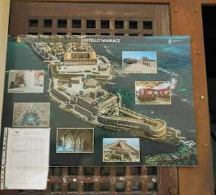 Hinweistafel zum Castello