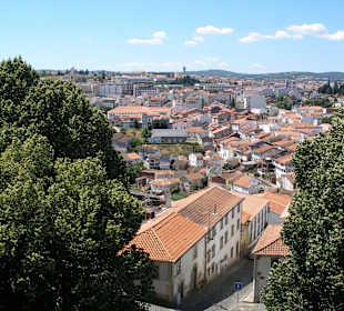 Blick vom Castelo auf Braganca