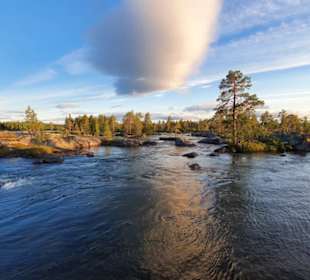 Abendstimmung am Piteälv