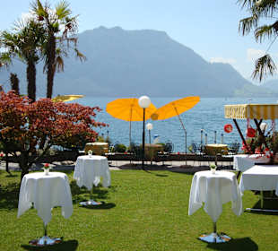 Blick von der Terrasse (1. August)