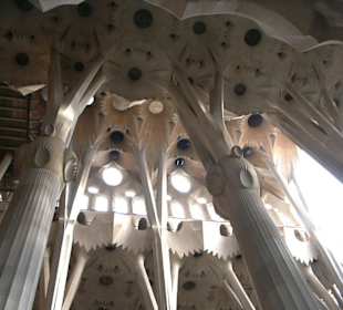 In die Dächer  wird noch Glas eingesetzt