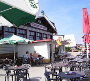 Restaurantterrasse auf dem Inselsberg