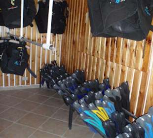 Ausrüstung im Jasmin Diving Sportcenter
