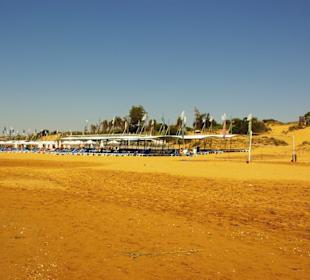 Anfang der neuen Hotels am Strand