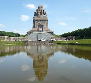 Das Völkerschlachtdenkmal von vorne 
