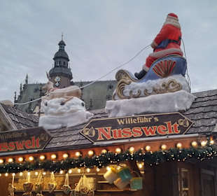 Auf dem Schweinfurter Weihnachtsmarkt