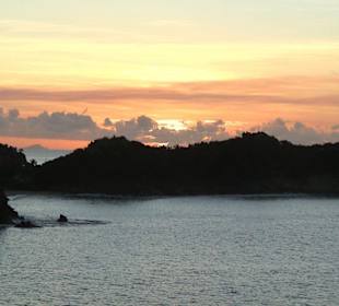 Sonnenuntergang auf Antigua