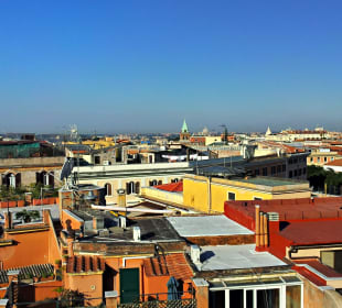 Blick von der Dachterrasse