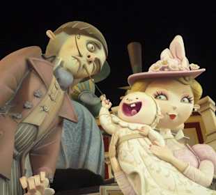 Fin de semana en fallas de valencia