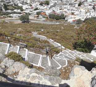 Zumindest haben die Treppen einen weißen Rand