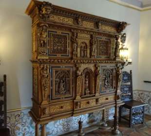 In den Sälen der Burg Rabenstein