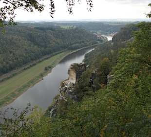 Ausblick auf die Elbe