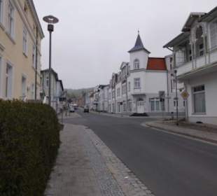 Straße vom Hafen zum Hotel