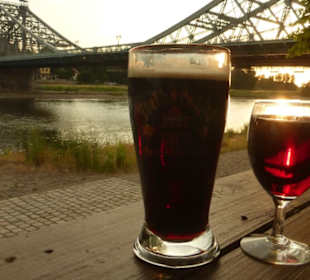 Absacker im Demnitz Elbe Garten am Blauen Wunder