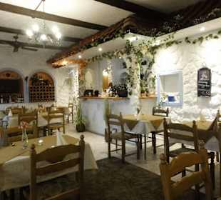 Blick in den Gastraum des Restaurants