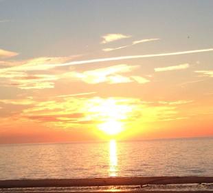 Sonnenuntergang am Strand