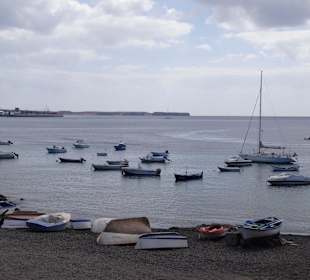 Beginn des Hafens Playa Blanca