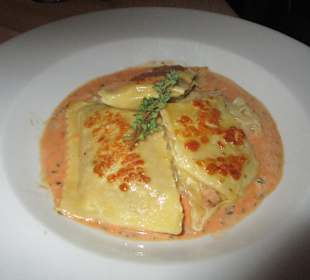 Maultaschen mit Zander
