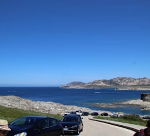 Stintino, Stand und Parkplatz