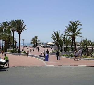 Die neue Promenade.