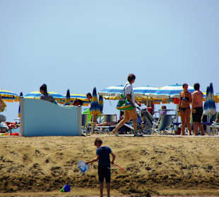 Strand in Bibione Juni 2012