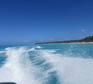 Vorbei an Traumstränden Richtung Saone