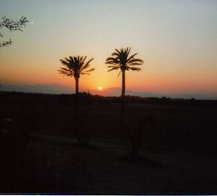 Sonnenuntergang auf Rancho Grande