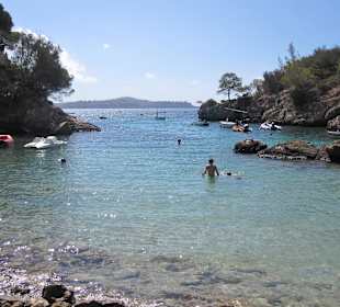 Bucht Cala Fornells, 15 Minuten vom Hotel Club Europa fußläu