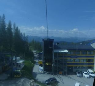 Mit der Gondel auf den Gletscher