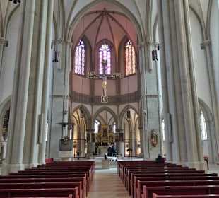 Blick in das Mittelschiff von St. Marien